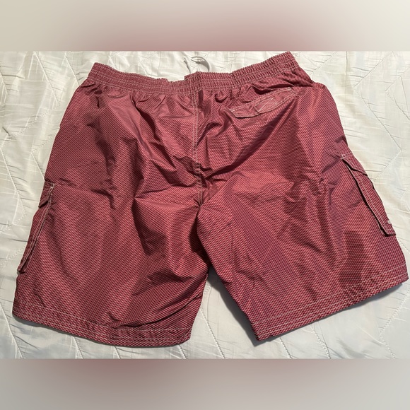 Genuine Merchandise Red Cargo Shorts - Picture 3 of 3